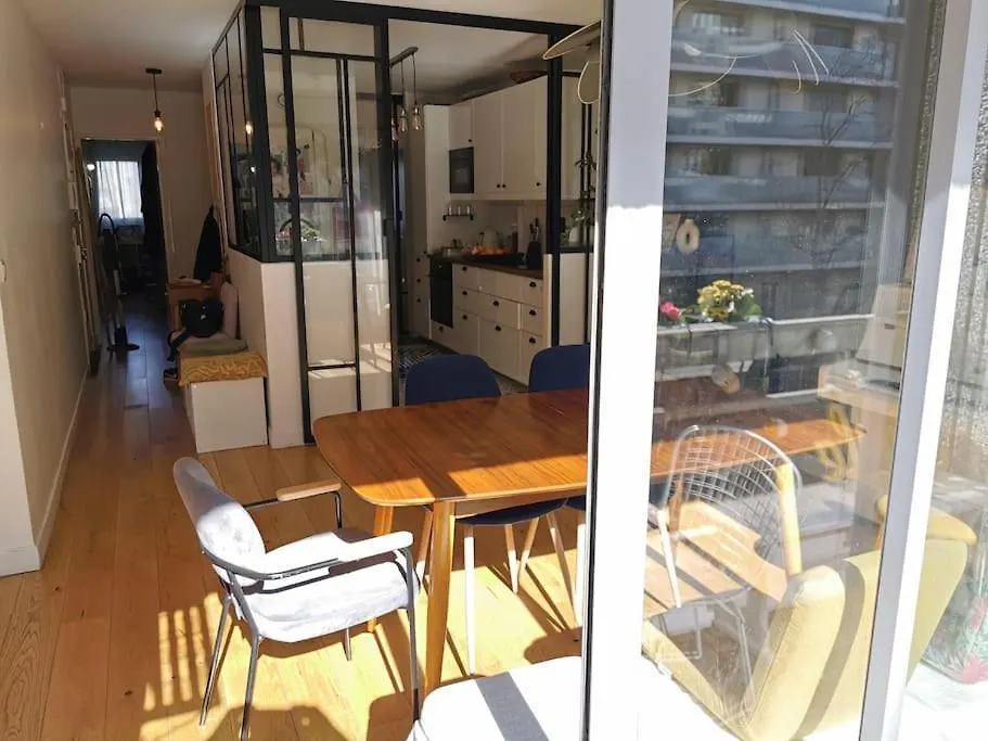 Paris Flat With 3 Bedrooms 90 M2 Balcony And Parking, Subway Station Riquet