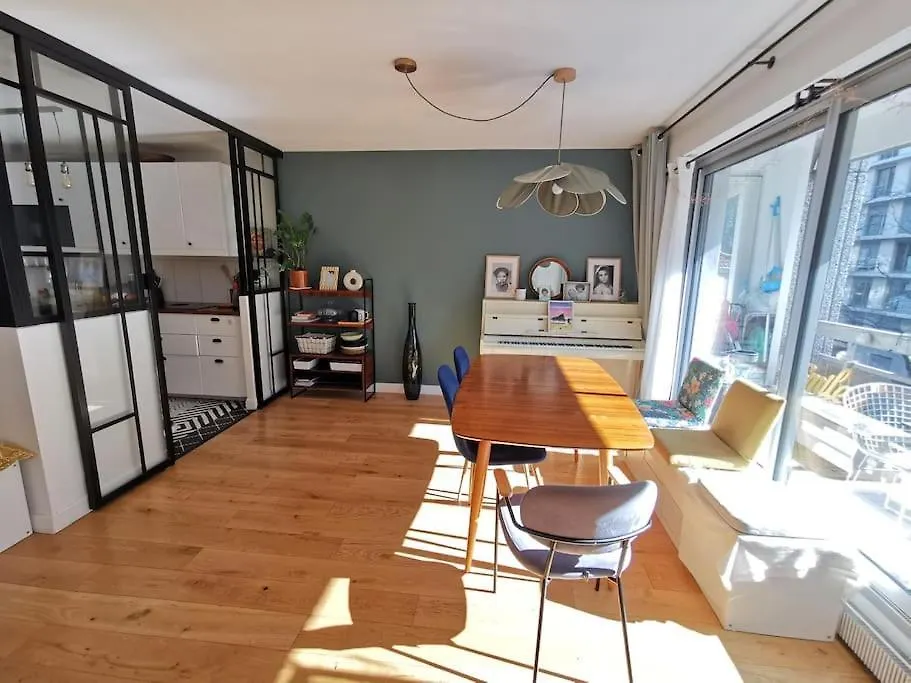 Apartment Paris Flat With 3 Bedrooms 90 M2 Balcony And Parking, Subway Station Riquet
